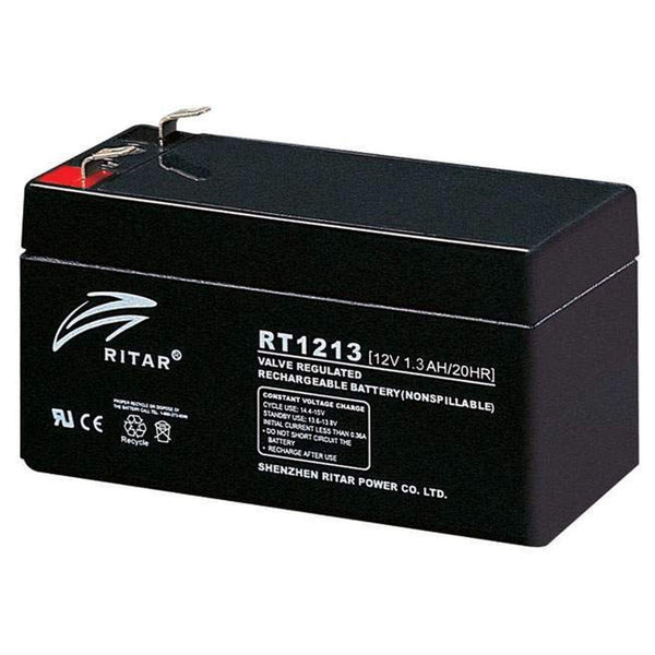 Ritar RT1213 12V 1.3Ah AGM Battery – RT Series (UPS & Alarm)