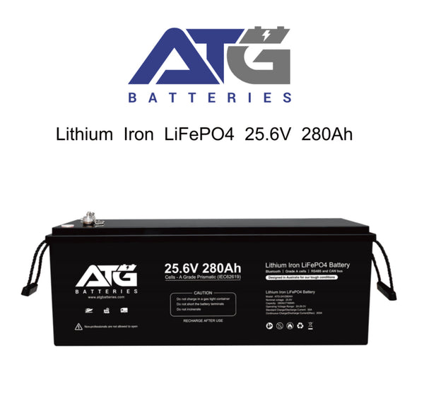 ATG 24V 280Ah LiFePO4 lithium battery