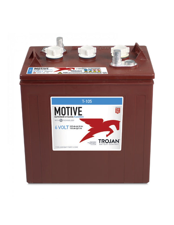 T105 Trojan 6V 225Ah Battery — Trojan Deep‑Cycle Battery