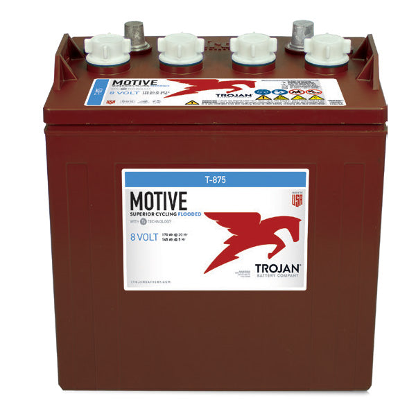 T875 Trojan 8V 170AH battery — Trojan Deep‑Cycle Battery