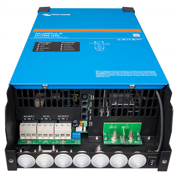 MultiPlus-II Inverter & SLA/LiFePO4 Charger 12V 3000VA 120A