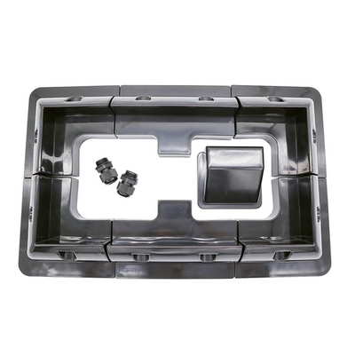 Alvolta 7 Piece Solar Panel Mounting Kit Black