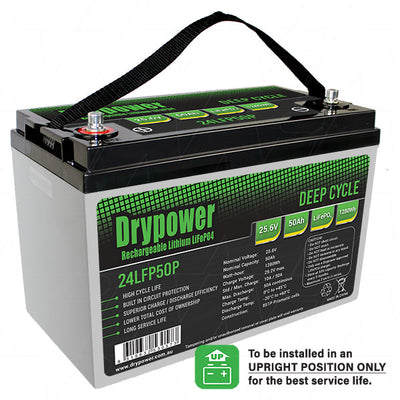 24V 50ah Lithium Iron Phosphate battery