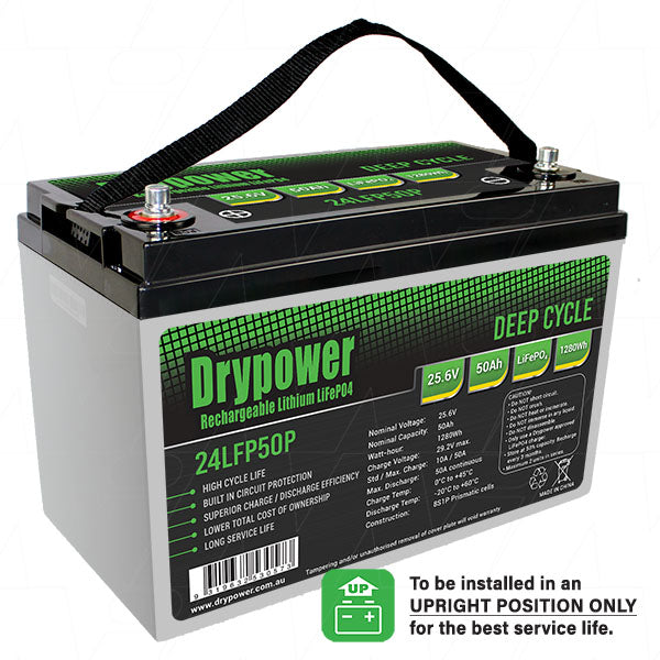 24V 50ah Lithium Iron Phosphate battery