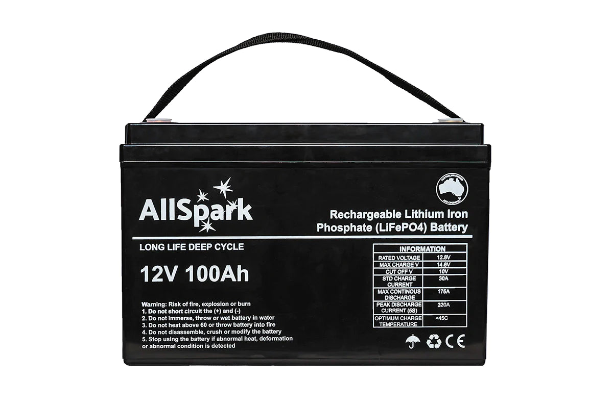 ALLSPARK 100AH 12V 175/320A LITHIUM BATTERY Townsville Wholesale