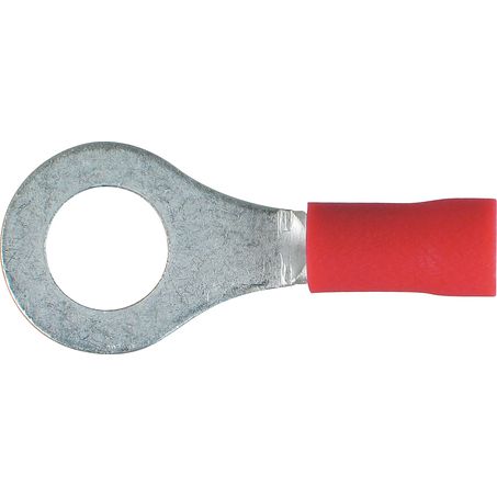 OEX Crimp Terminal Ring ID 6.3mm Vinyl 100 Pce (red,blue,yellow)