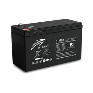 Ritar RT1232 12V 3.2Ah AGM Battery – RT Series (UPS & Alarm)