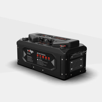 VoltGo Elite Series 25.6V 100Ah LiFePO4 Battery (VLRV2560B)