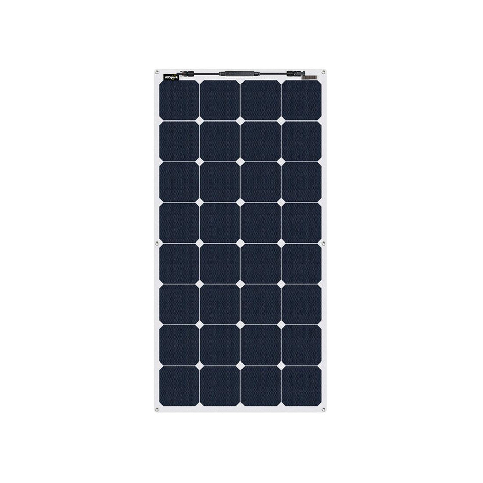 AllSpark 120w Flexible Solar Panel / Pre-Assembled with Corflute Backing Sheet