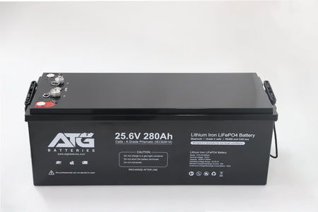 ATG 24V 280Ah lithium battery front