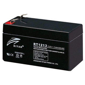 Ritar RT1213 12V 1.3Ah AGM Battery – RT Series (UPS & Alarm)