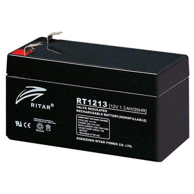 Ritar RT1213 12V 1.3Ah AGM Battery – RT Series (UPS & Alarm)