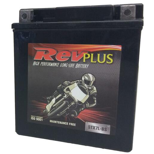 STX7L-BS Rev PLUS Motorcycle Battery