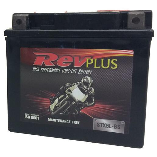 STX5L-BS Rev PLUS Motorcycle Battery