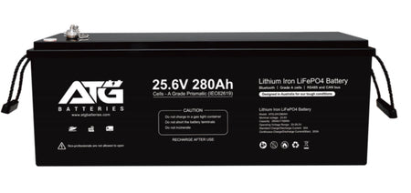 ATG 24V 280Ah lithium battery terminals