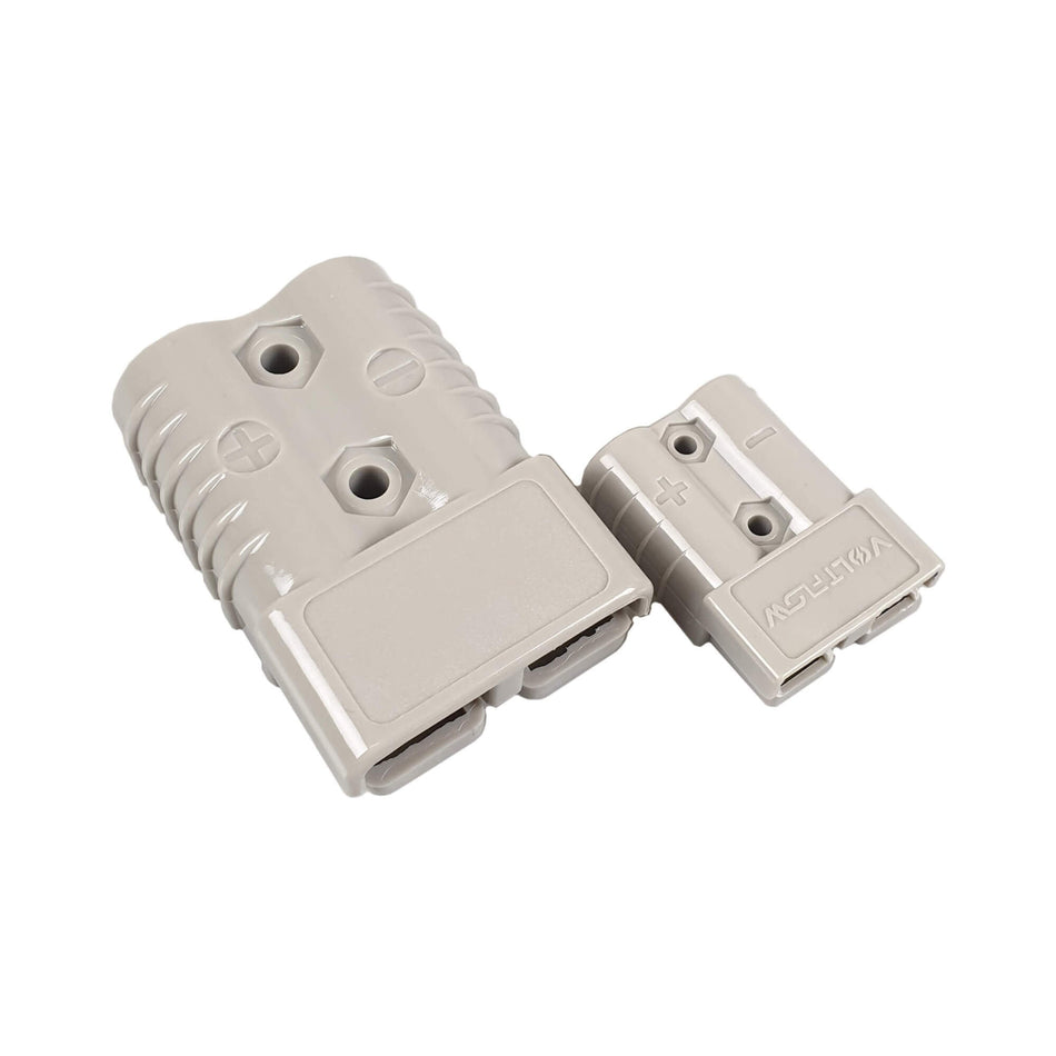 OEX 350a Genuine Anderson Connector, Grey - 1 Pair With Terminals