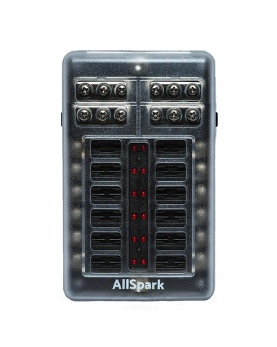 Allspark Fuse Block With Indication Light - 6 Or 12 Way