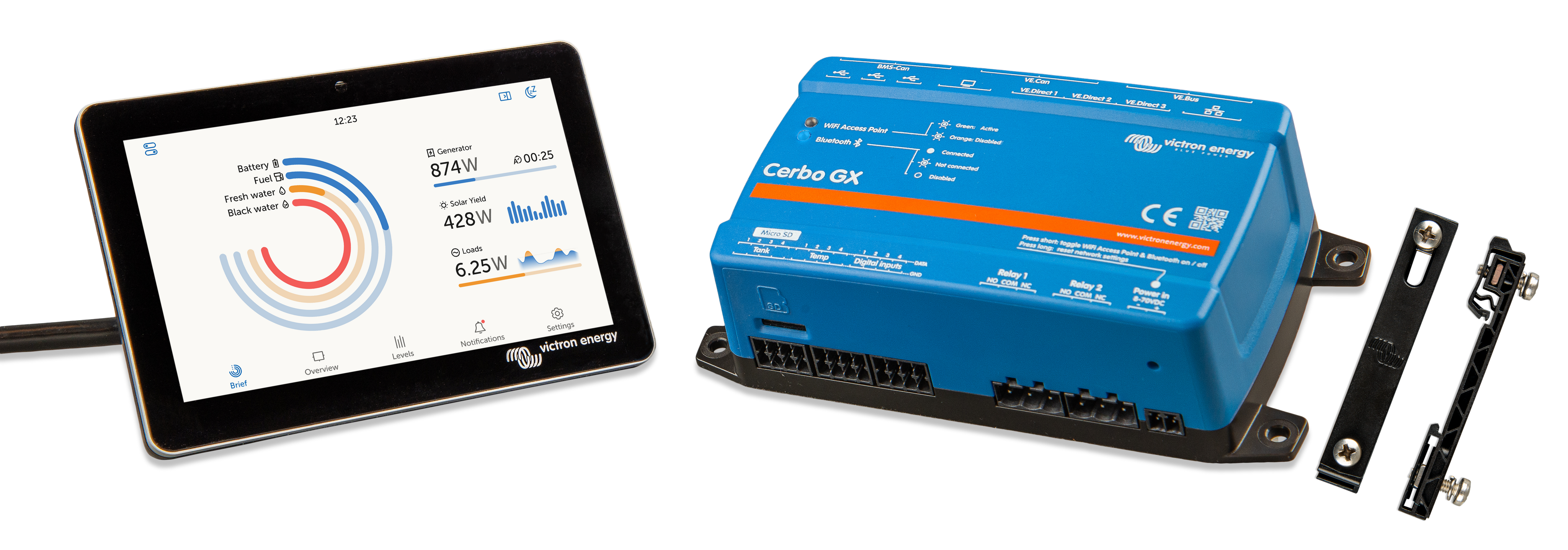 Victron GX Touch 50 Touchscreen Display with Cerbo GX
