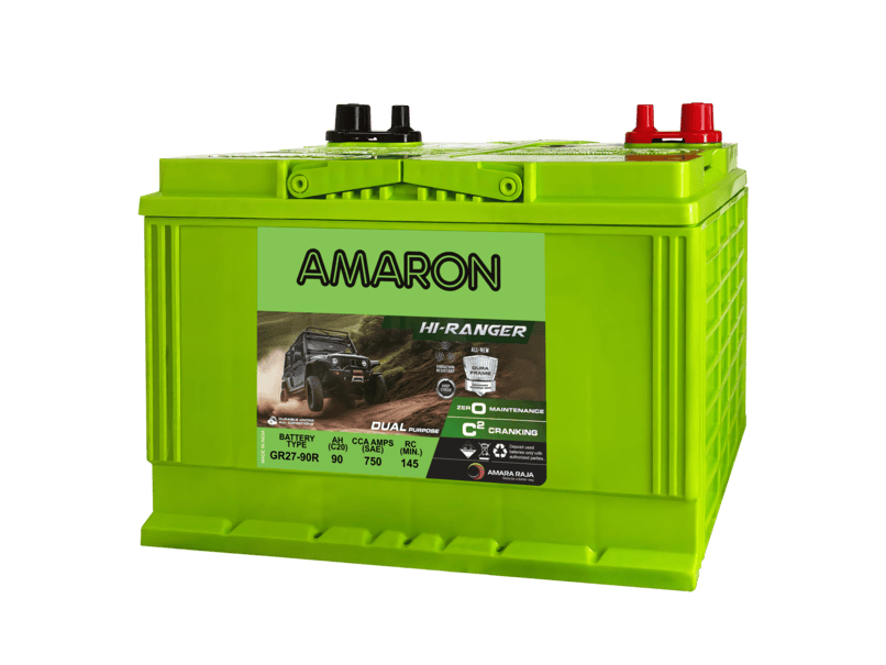 Amaron Duraframe ASG GR27-90R Pro-Ranger dual purpose battery