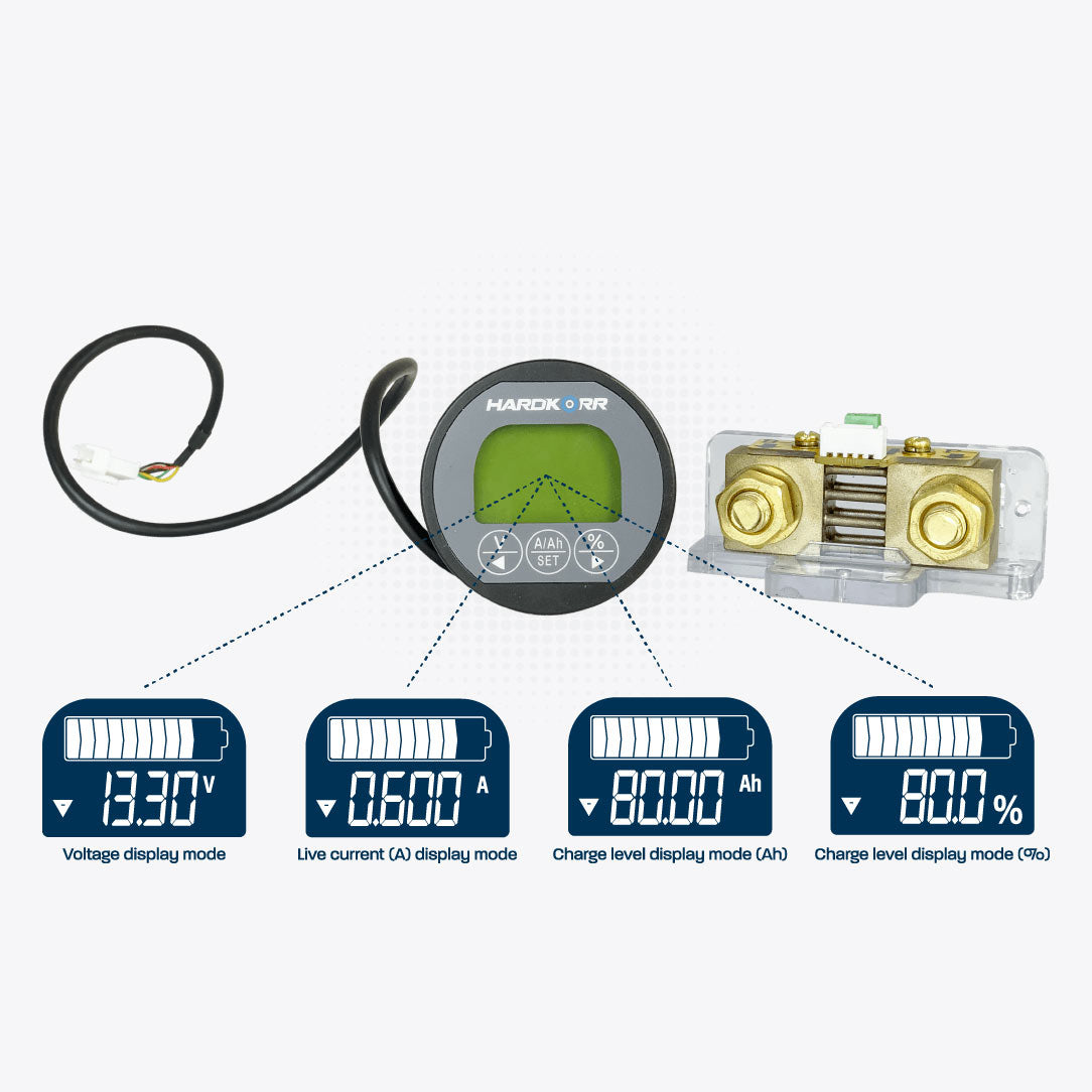 Hardkorr Remote Battery Monitor - function diagram