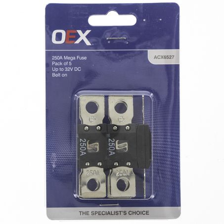 OEX Mega Fuse, 250A Bolt On - Single Pack