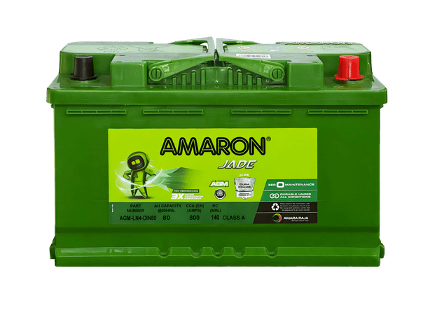 Amaron Jade AGM DIN80 (LN4) – 42 Month Warranty