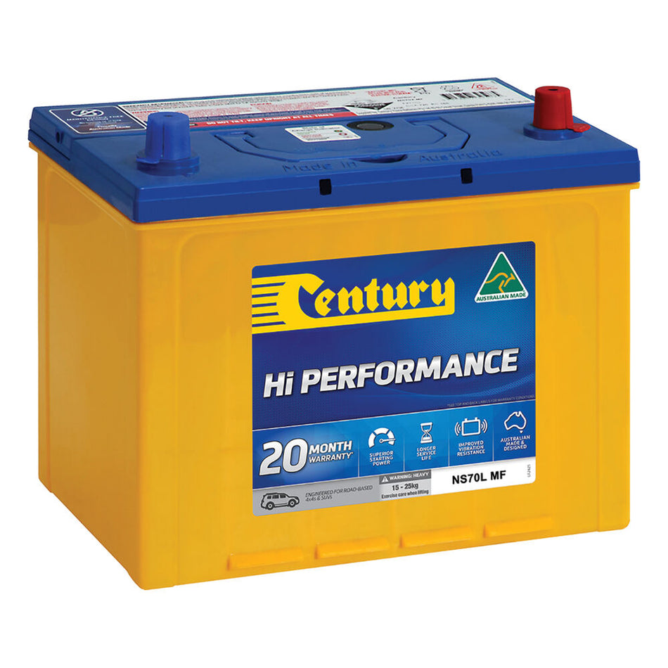Century Hi Performance Battery NS70L MF