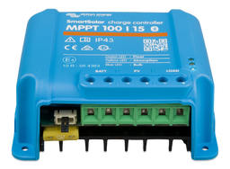 Victron SmartSolar MPPT 100/15 solar charge controller front view