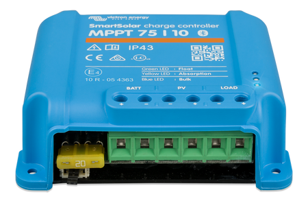 Victron SmartSolar MPPT 75/10 solar charge controller front view