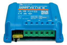 Victron SmartSolar MPPT 75/15 solar charge controller front view