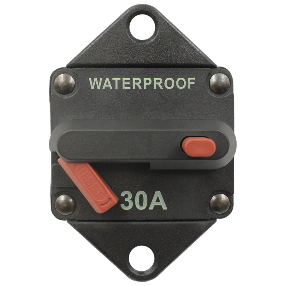 Manual Reset Circuit Breaker flush 25A