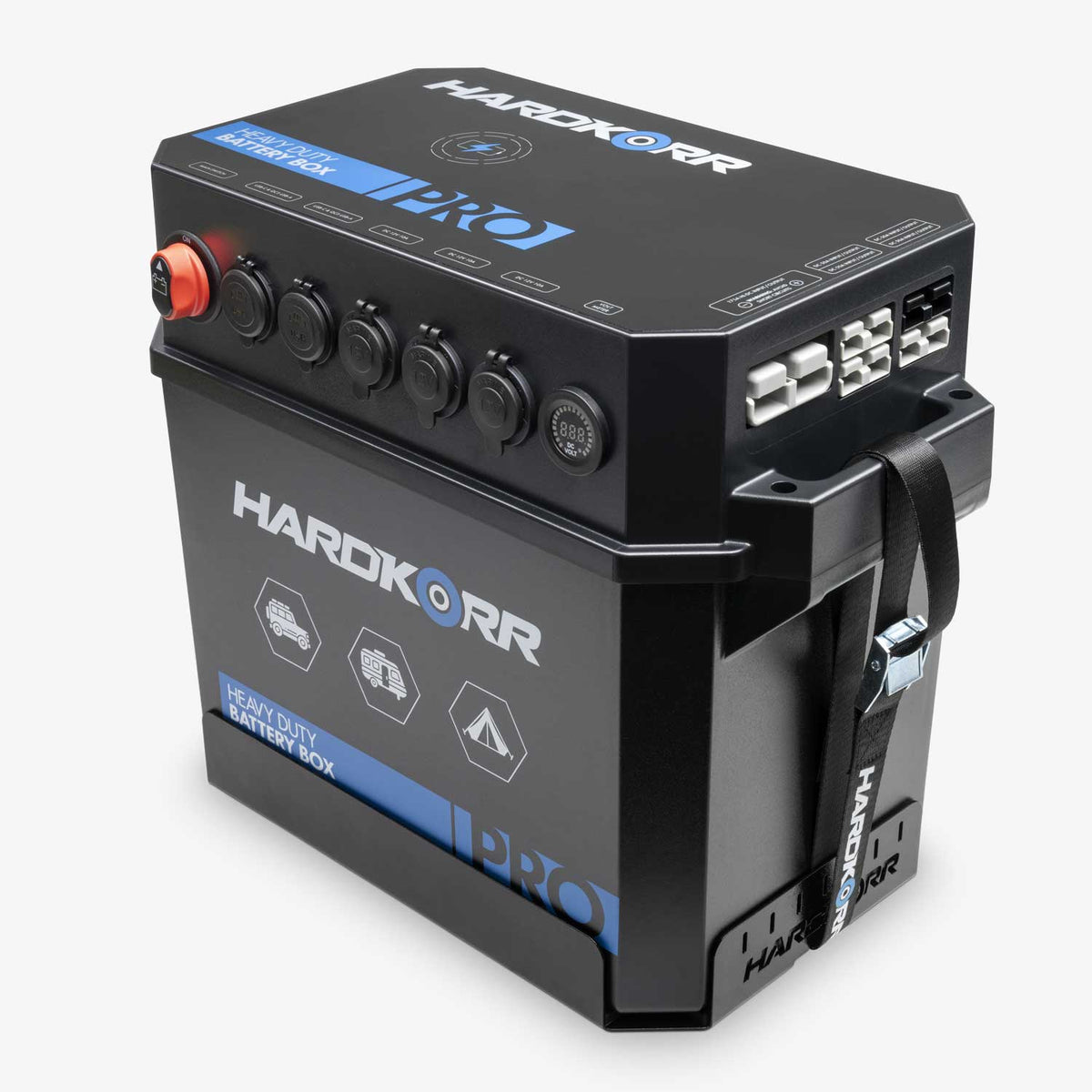 Hardkorr Pro Battery Box Tray with box fitted