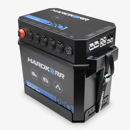 Hardkorr Pro Battery Box Tray with box fitted