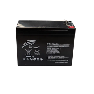 Ritar RT12100S 12V 10Ah AGM Battery – RT Series (UPS & Alarm)