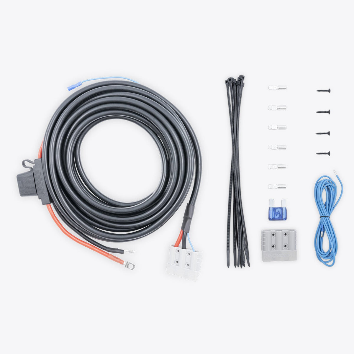 Hardkorr 40A DC-DC Charger Wiring Kit - all components