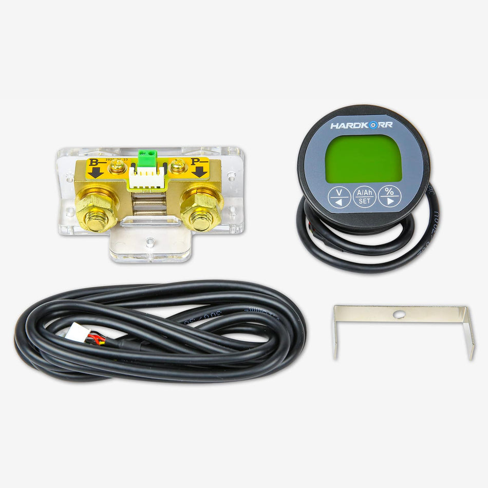 Hardkorr Remote Battery Monitor with 100V/500A shunt