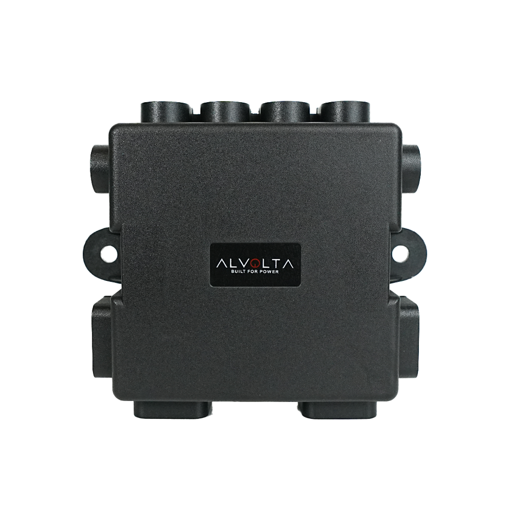 Alvolta distribution midi fuse box with 4-way AMI Midi busbar and sealable cover