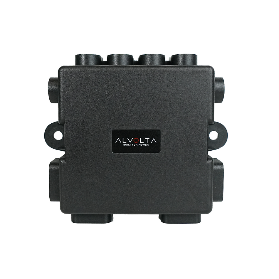 Alvolta distribution midi fuse box with 4-way AMI Midi busbar and sealable cover