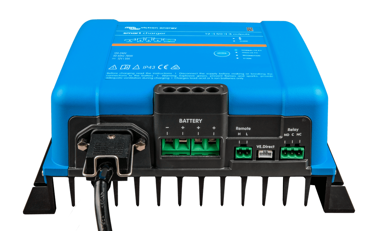 Victron Smart IP43 Charger 12V 50A (3 Outputs)