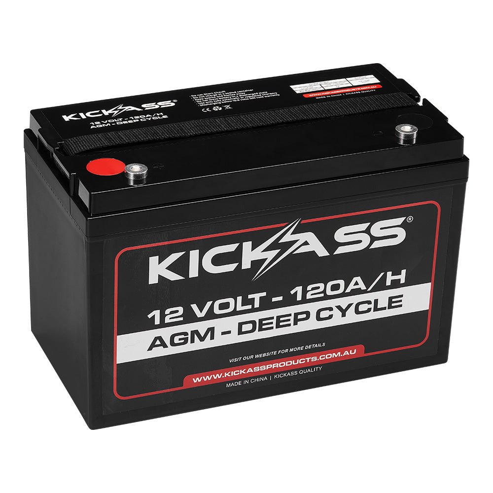 KickAss 12V 120Ah AGM Deep Cycle Battery