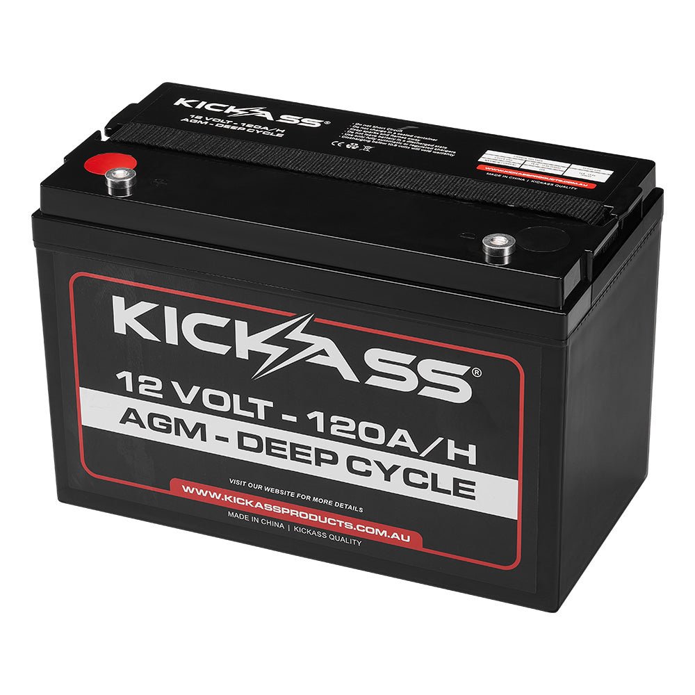 KickAss 12V 120Ah AGM Deep Cycle Battery