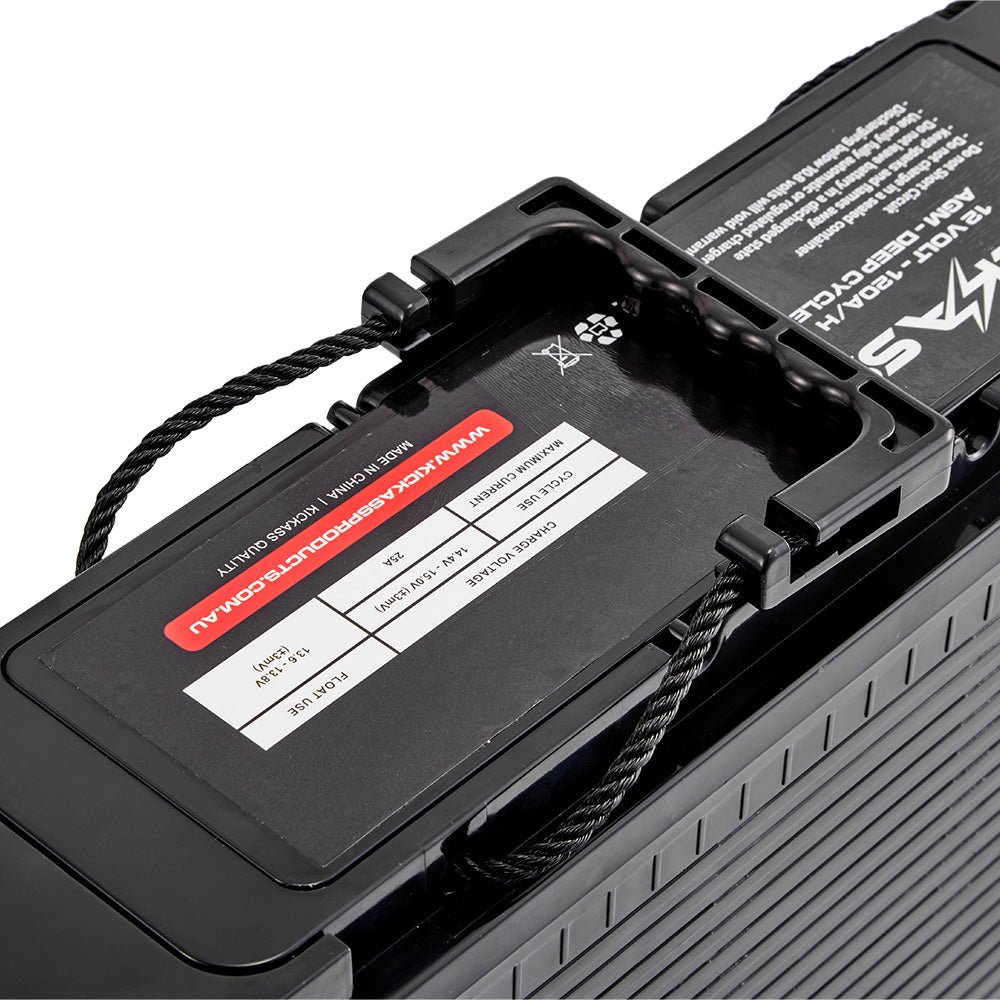 KickAss 12V 170Ah AGM Slimline Deep Cycle Battery