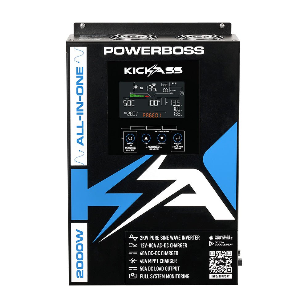 KickAss PowerBoss 2000W All-in-One with Bluetooth