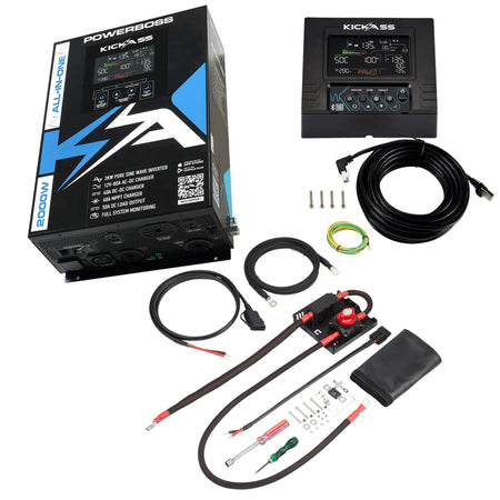 KickAss PowerBoss 2000W All-in-One with Remote Display