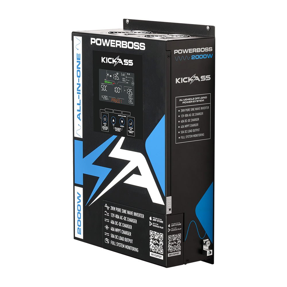 KickAss PowerBoss 2000W All-in-One with Remote Display