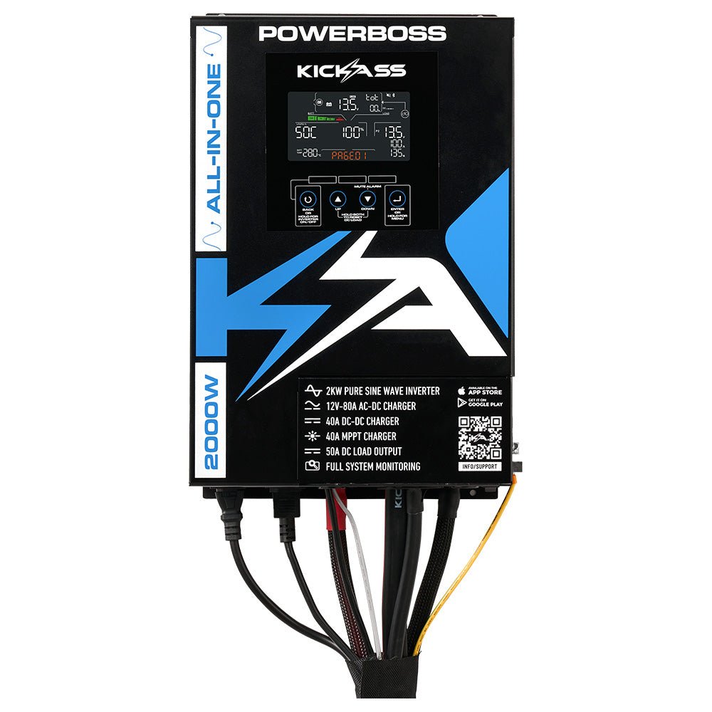 KickAss PowerBoss 2000W All-in-One with Remote Display