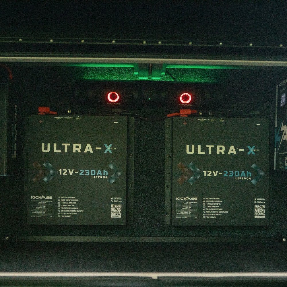 KickAss Smart 12V 230Ah Ultra-X Lithium Slimline Battery