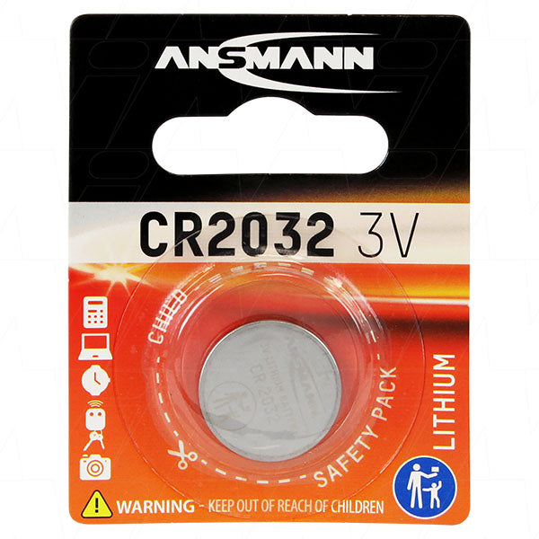 Ansmann CR2032 Consumer Lithium Battery Coin Cell