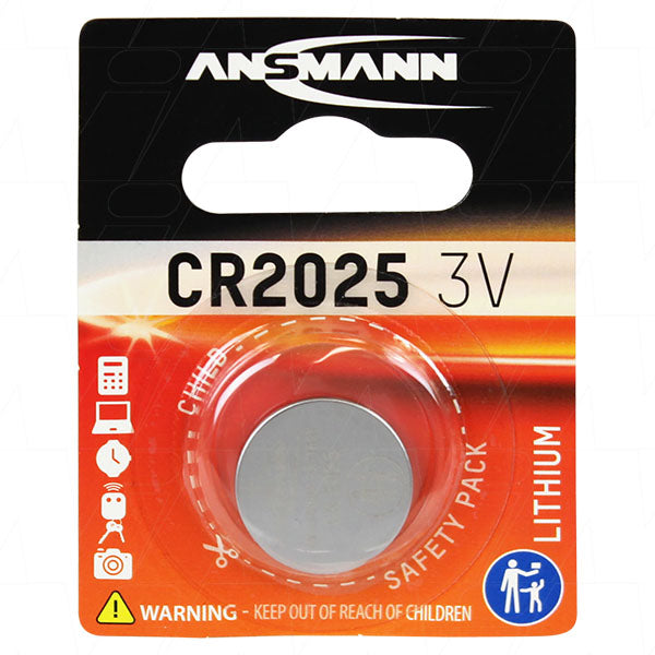 Ansmann CR2025 Consumer Lithium Battery Coin Cell