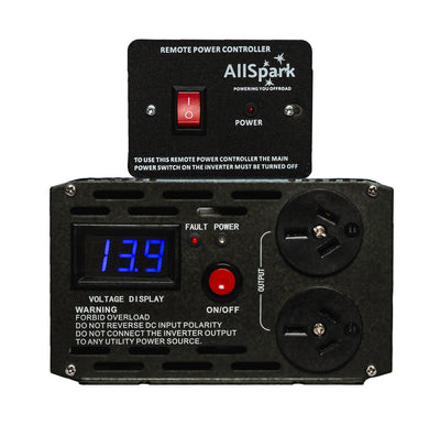 ALLSPARK 12V 1000 WATT PURE SINE WAVE INVERTER